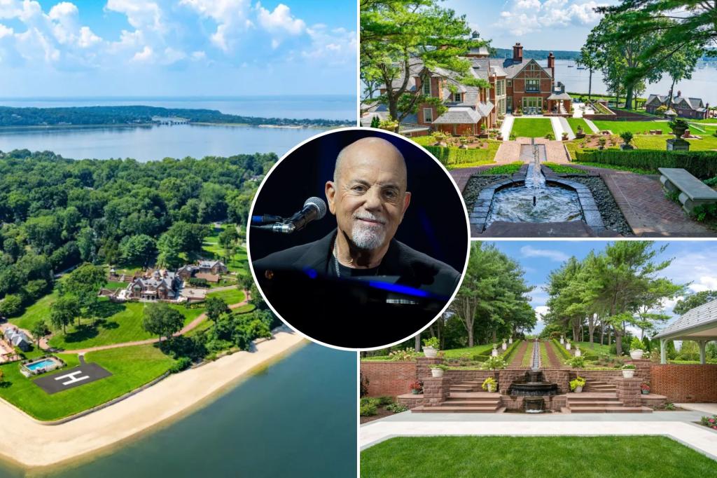 Exclusive | Billy Joel's $49.9 million Long Island estate is back on the market after a five-year renovation