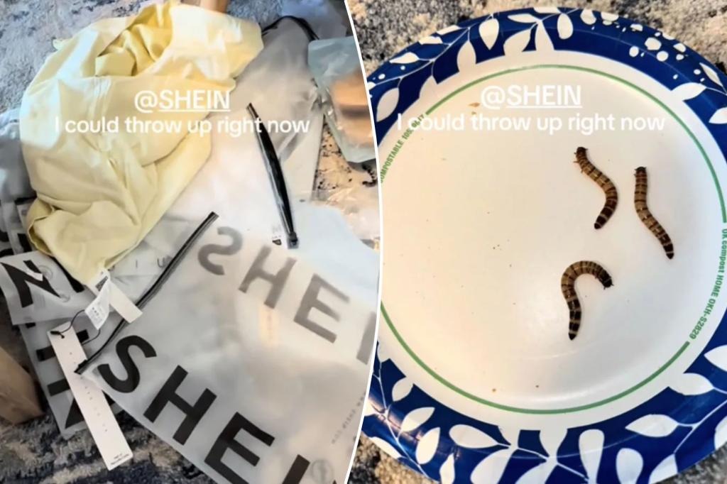 Shein shopper horrified after finding live worms in her shopping bag: 'I could jump up'